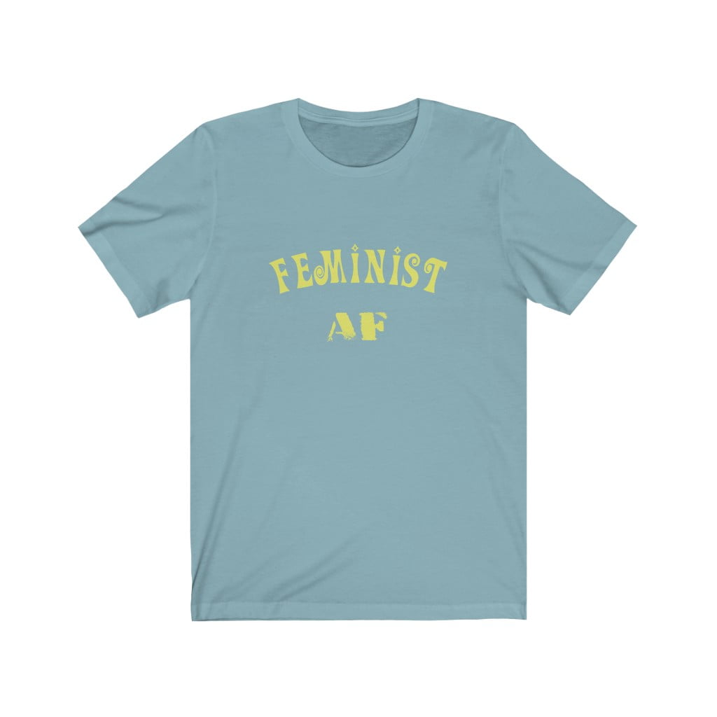 18086 6 - Dolphin Dirigible Feminist AF Unisex Tee - Image 5