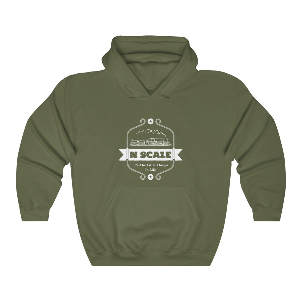 33427 - Dolphin Dirigible N Scale It's The Little Things Unisex Hoodie - Image 6